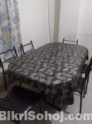 Dining Table with 6 pcs Chair